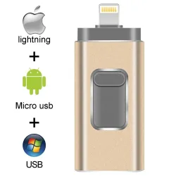 3 in 1 pendrive - USB Flash Drive - 3.0 - OTG - voor iPhone / Android / Tablet / PCUSB geheugen