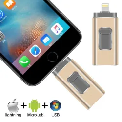 3 in 1 pendrive - USB Flash Drive - 3.0 - OTG - voor iPhone / Android / Tablet / PCUSB geheugen