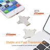 4 in 1 flash drive - micro USB / type-C / OTG - memory stick - 16GB / 32GB / 64GB / 128GBUSB memory