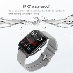 LIGE P8 - Smart Watch - Bluetooth - waterproof - LED - Android / IOS - unisex