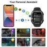 KOSPET ROCK - Smart Watch - Bluetooth - Android / IOS - waterdicht - fitnesstracker - bloeddrukmeterSmart-Wear