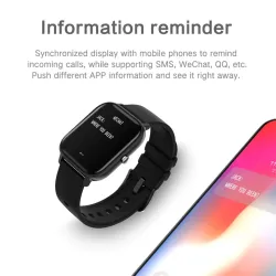 LIGE P8 - Smart Watch - Bluetooth - waterdicht - LED - Android / IOS - unisexHorloges