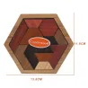 Geometrische houten puzzel - educatief spelHouten