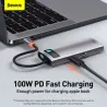 Baseus - USB C HUB USB type-C - multi HUB 3.0 - Ethernet - splitter - adapter - voor Macbook / SamsungHubs