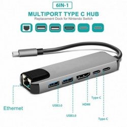 USB-C hub - multipoort adapter - splitter - USB 3 - HDMI - RJ45 PDHubs