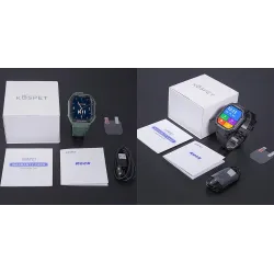 KOSPET ROCK - Smart Watch - Bluetooth - Android / IOS - waterdicht - fitnesstracker - bloeddrukmeterSmart-Wear