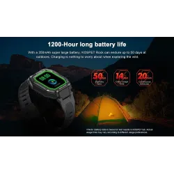 KOSPET ROCK - Smart Watch - Bluetooth - Android / IOS - waterdicht - fitnesstracker - bloeddrukmeterSmart-Wear