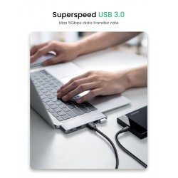 UGREEN - USB C HUB Dual Type-C auf Multi USB 3.0 4K HDMI - Adapter Thunderbolt 3 - für MacBook Pro Air