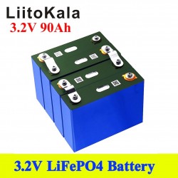 LiitoKala - 3.2V 90Ah LiFePO4 - accu - voor boten / auto's / zonnepanelenBatterijen