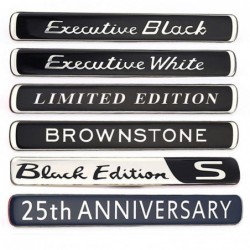 Car sticker - emblem - Brownstone / Executive White / Black / Limited EditionStickers