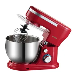 BioloMix - keukenmixer - RVS kom - 6 snelheden / garde / deeg kneden - 1200W / 5LBakvormen