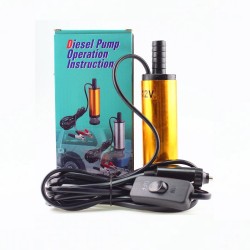 Mini electric transfer pump - for water / oil - belt filter - submersible - with car plug - 38mm - 12L/minTools & maintenance