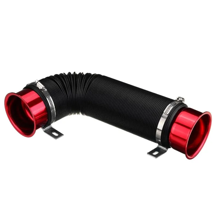 Auto luchtfilter - aanzuigleiding - koude toevoer - flexibel inlaatkanaal inductie - 76mmLuchtfilters