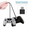 Snellaadkabel - data / sync - micro USB / Type-C / ISO - voor PS4 / Xbox One Controller - 3m