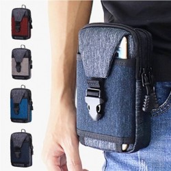 Men's casual waist bag - with belt and zipper - ideal for traveling - waterproof - outdoor sport - recreation