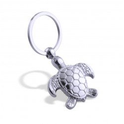 Modischer Schlüsselanhänger aus Metall mit Schildkröte