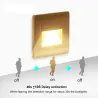 LED wand-/trapverlichting - inbouwlamp design - PIR bewegingssensor - AC85-265VWandlampen