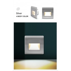 LED wall / stairs light - recessed lamp design - PIR motion sensor - AC85-265VWall lights