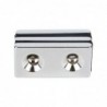 N52 - neodymium magnet - strong countersunk block - 40mm * 20mm * 5mm - with double 5mm hole - 3 piecesN52