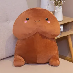 Kussen in de vorm van een penis - grappig pluche speelgoed voor volwassenenKussens