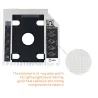 HDD Caddy - SSD SATA 3.0 - 2.5 - Harde schijf behuizing - adapter - optische Bay - 9.5mm / 12.7mmHDD behuizing