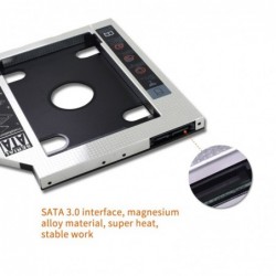 HDD Caddy - SSD SATA 3.0 - 2.5 - Harde schijf behuizing - adapter - optische Bay - 9.5mm / 12.7mmHDD behuizing