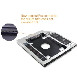 HDD Caddy - SSD SATA 3.0 - 2.5 - Harde schijf behuizing - adapter - optische Bay - 9.5mm / 12.7mmHDD behuizing