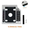 HDD Caddy - SSD SATA 3.0 - 2.5 - Harde schijf behuizing - adapter - optische Bay - 9.5mm / 12.7mmHDD behuizing