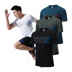 Herren Sport T-Shirt - atmungsaktiv - elastisch - schnell trocknend