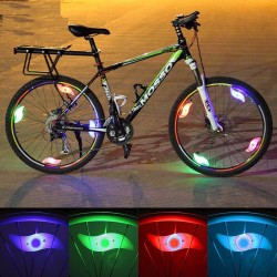 Fahrrad-Radspeichenlicht - LED - Sicherheits- / Warnlicht - wasserdicht