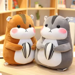 Kussen in de vorm van een hamster - knuffelKnuffels