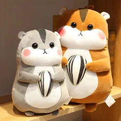 Kussen in de vorm van een hamster - knuffelKnuffels