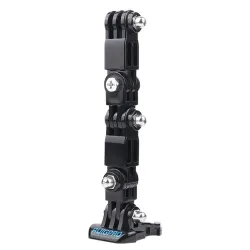 Winddichte koffer - helmbevestiging - gesp - adapter - draaiarm - voor GoPro Hero 9/8/7/6/5 BlackBescherming