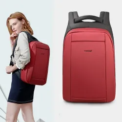 Modieuze rugzak - anti-diefstal - USB-oplaadpoort / koptelefoonaansluiting - voor 15,6 inch laptop - waterdichtRugzakken