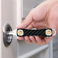 Moderne sleutelorganizer - carbon sleutelhangerSleutelhangers