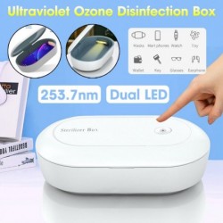 Universele desinfectiebox - sterilisator - voor telefoons / gezichtsmaskers / speelgoed - UV-licht - met USB-kabelMondmaskers