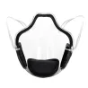 Transparant beschermend gezichtsmasker - plastic schild - met filterMondmaskers