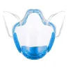 Transparent protective face mask - plastic shield - with filterMouth masks