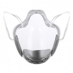 Transparant beschermend gezichtsmasker - plastic schild - met filter