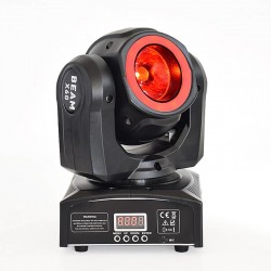 Mini LED beam - laser light - moving head - DJ / stage light - 60W - RGBW - DMX
