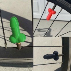 Universele bandventielen - lichtgevend - voor auto's / fietsen / motorfietsen - penisvormig - 4 stuksWiel onderdelen