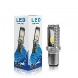 LED motor / auto lamp - wit Hi/Lo Beam - 12V - 12W - 1200Lm - BA20DLED