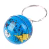Trendy keychain with world map globeKeyrings