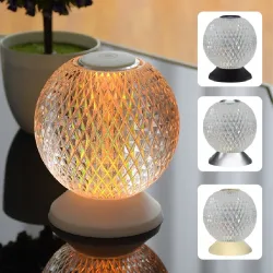 Italian night lamp - round crystal ball - USB - touch sensorLights & lighting