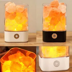 Crystal salt lamp - negative ion light - USBLights & lighting