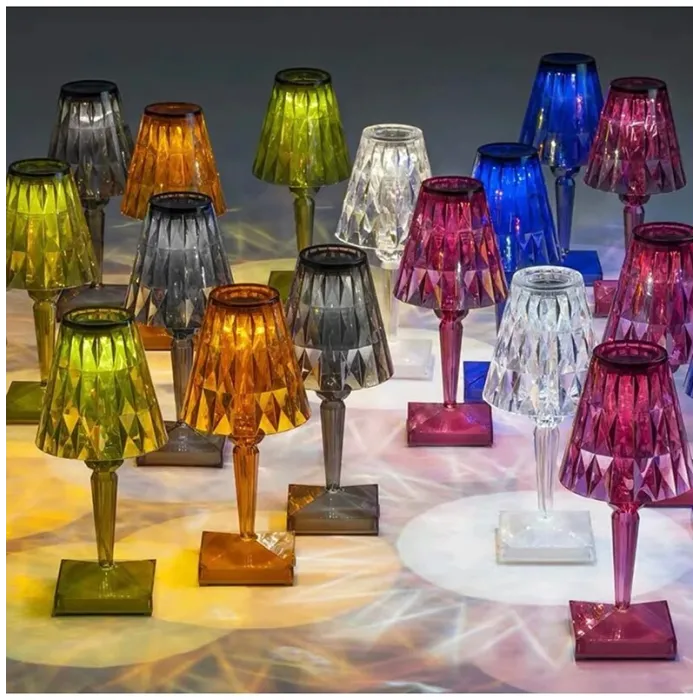 Modern crystal night lamp - touch control - USBLights & lighting