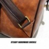 Vintage Lederrucksack - mit Anti-Diebstahl-Reißverschlüssen / Schnallen - wasserdicht