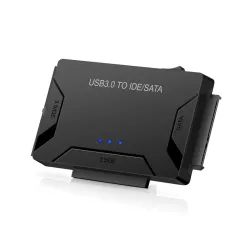 USB 3.0 naar SATA IDE ATA - 3 in 1 data-adapter voor pc Laptop 2.5"-3.5" HDDHarde schijven
