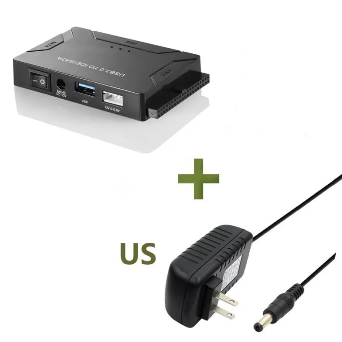 USB 3.0 naar SATA IDE ATA - 3 in 1 data-adapter voor pc Laptop 2.5"-3.5" HDDHarde schijven