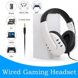 Bedrade headset - voor pc / PS5 / PS4 / PS3 / NS - Xbox One - 3,5 mm-aansluitingHeadsets
